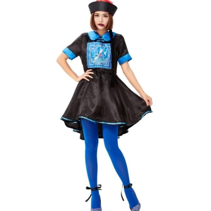 oiu Ancient Chinese Ghost Halloween Costume Adult China Zombie Vampire TERLARIS