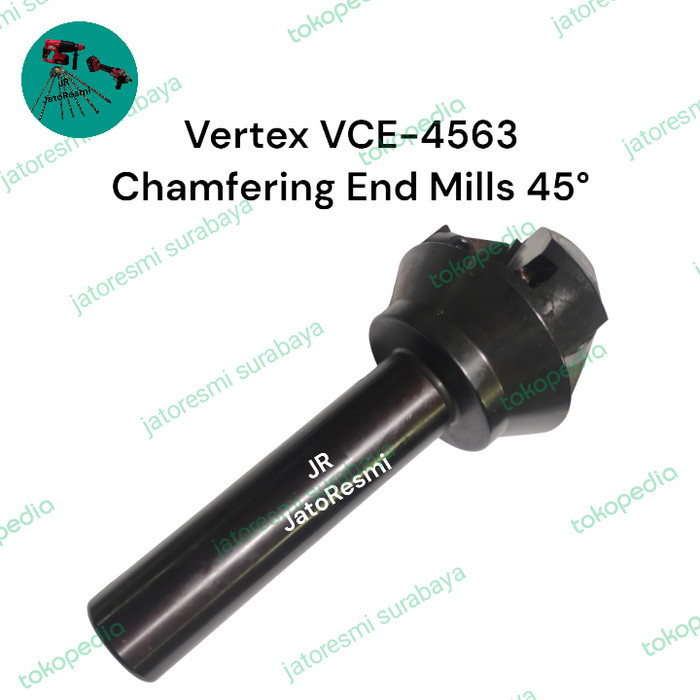 <<<<<] Vertex VCE-4563 Chamfering End Mills 45