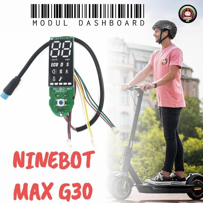 Modul Dashboard Ninebot Max G30 Display Scooter Listrik Sparepart Led Original