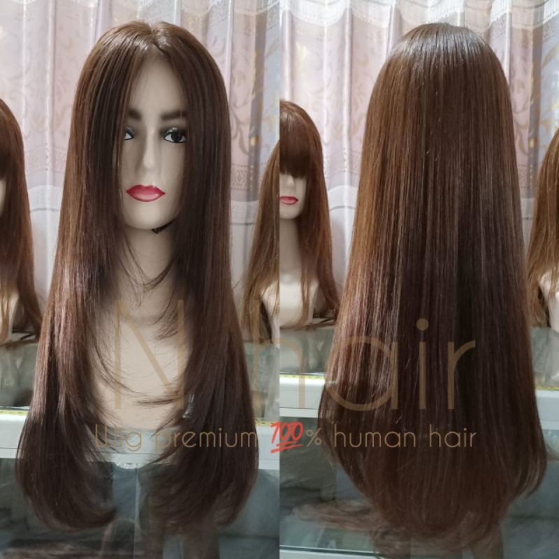 WIG PREMIUM RAMBUT ASLI, 100% RAMBUT ASLI