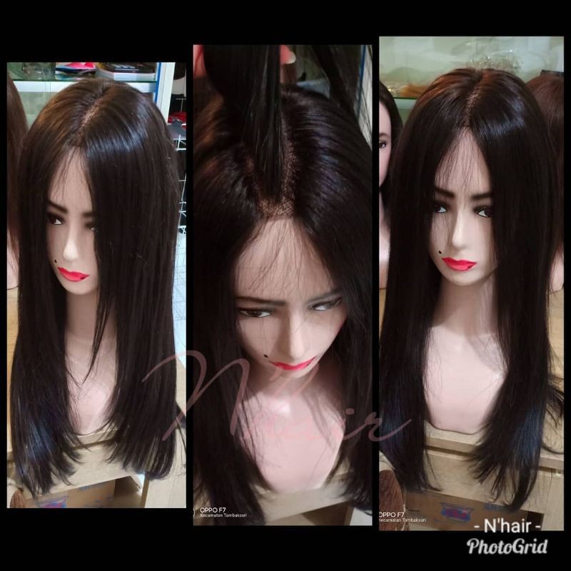 WIG RAMBUT ASLI/100% HUMAN HAIR