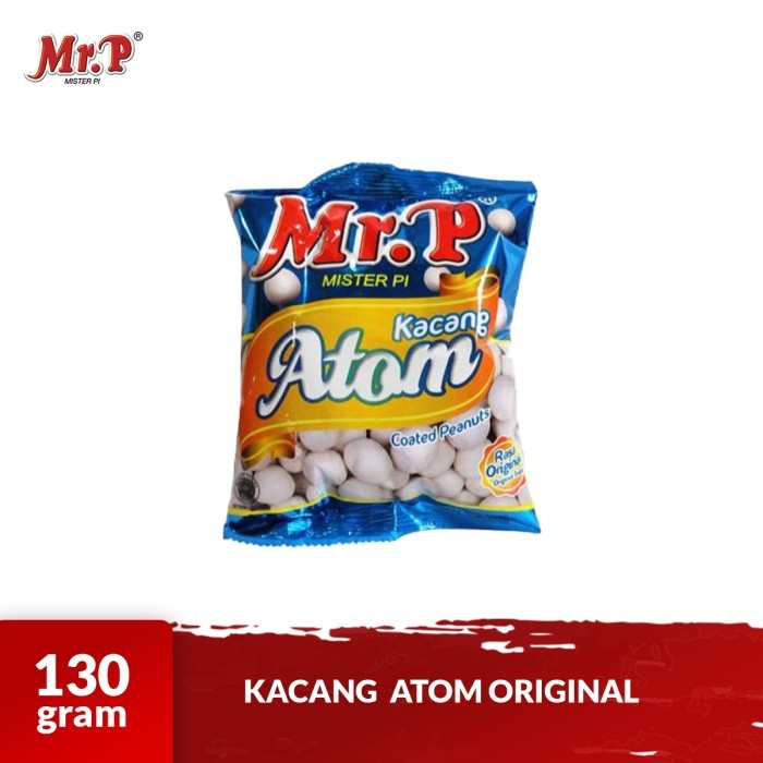 

Mr.P - Kacang Atom Original 130gr - Atom Coated Peanuts Original