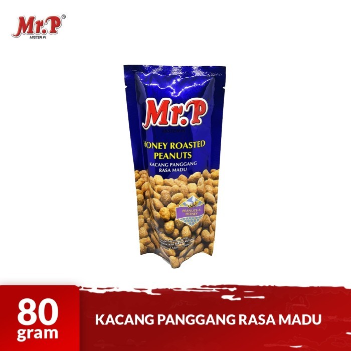 

Mr. P - Kacang Panggang Rasa Madu 80gr - Honey Roasted Peanuts