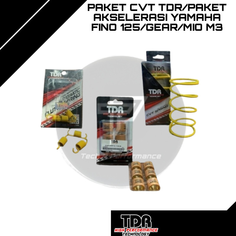 Paket CVT TDR/ Paket Akselerasi Yamaha Fino 125/ Gear/ Mio M3