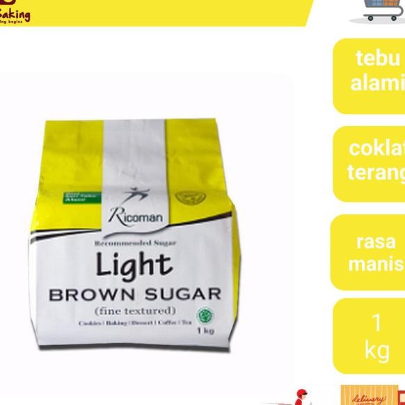

Ricoman Light Brown Sugar 1Kg