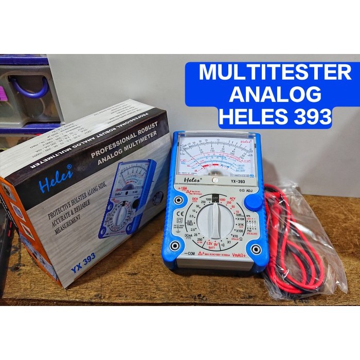 .........] Multitester Multimeter Avometer Analog HELES YX-393 YX393 YX 393