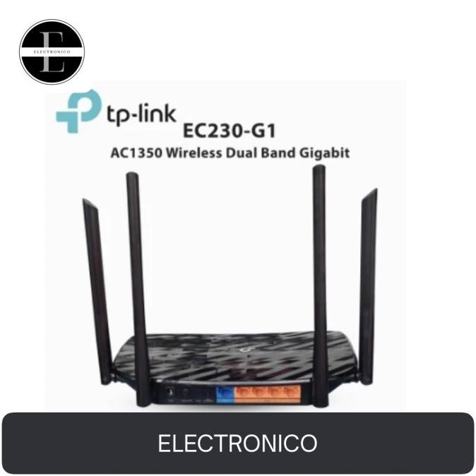 TERBARU - TPLINK AC 1350 EC 230-GI WIRELESS DUAL BAND GIGABIT ROUTER NEW