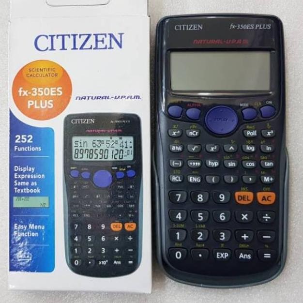 

Murah Kalkulator Scientific Citizen Fx 350Es Plus Komplit 252 Functions Ct 350 Es Plus Citizen Fx 350 Es Mega Sale