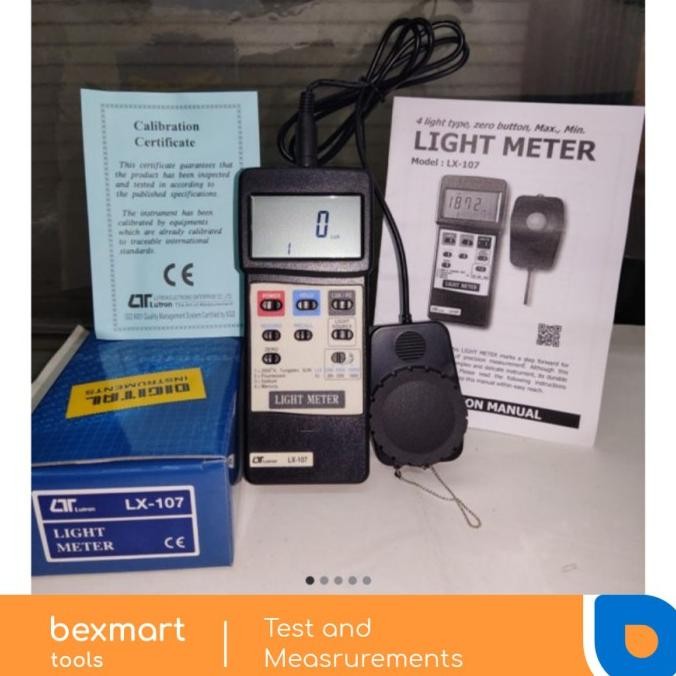 Update LUTRON LX-107 Light Meter/LX107/LX 107 bex90 Segera Beli