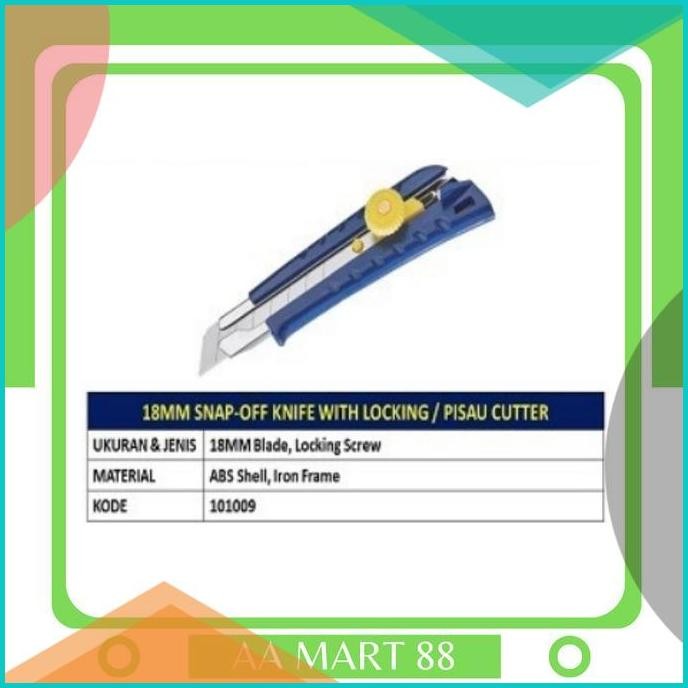 

Pisau Cutter 18mm JETJO TOOLS / Snap-Off Knife With Locking L-500 14
