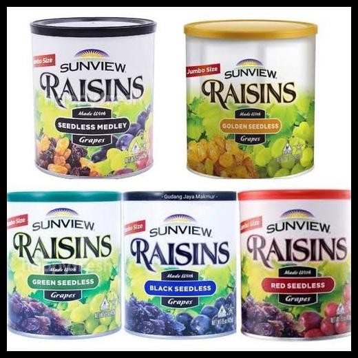 

Sunview Raisins Medley Kismis Import Sunview Raisins Seedless Medley