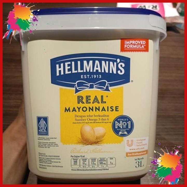 

(LJG) REAL MAYONAISE HELLMANN'S 3LITER