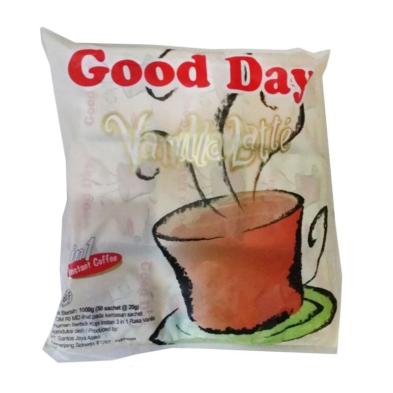 

GOOD DAY Vanilla Latte 30 Sachet x 20 gr