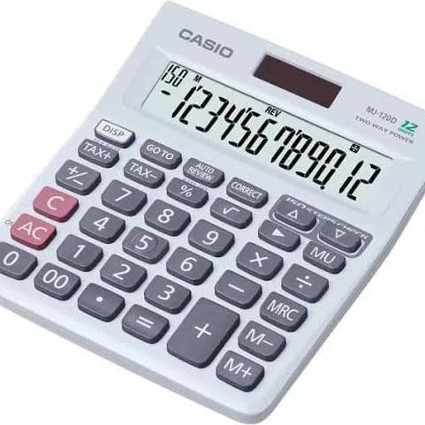 

Ok75 CASIO MJ-120D KALKULATOR DESKTOP Termurah