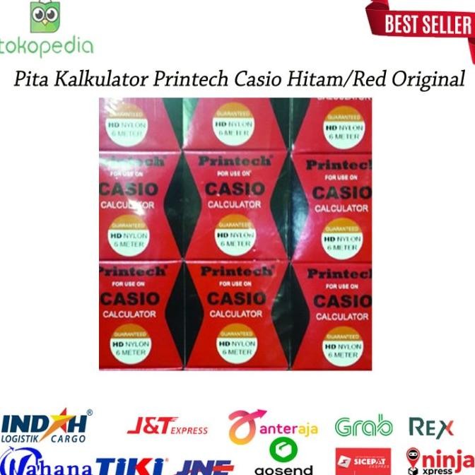 

GC27 Pita Kalkulator Printech Casio Hitam/Red Original Terlaris