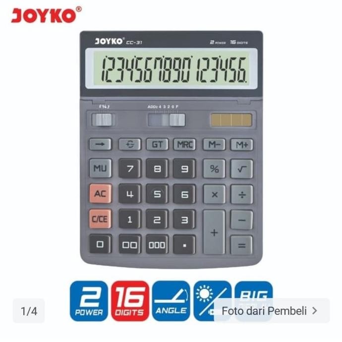 

Ow42 Calculator Joyko CC 31 Murah