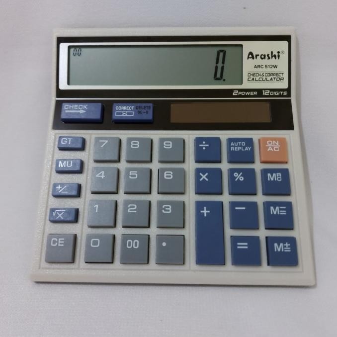 

gd-324 Kalkulator 12 Digits Arashi ARC-512 W. Hemat