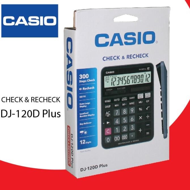 

Be09 Casio Calculator DJ 120D Plus - Check & Correct Kalkulator Desktop Sale