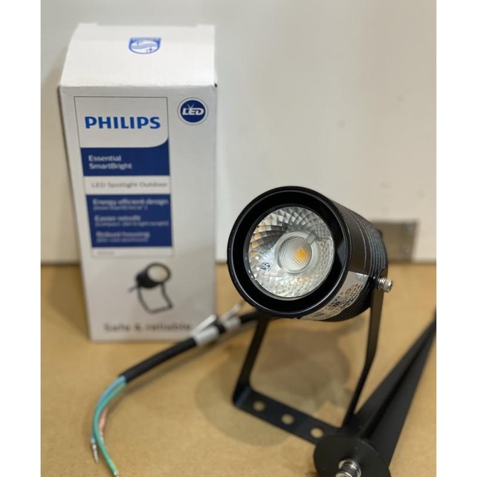 Lampu Sorot Taman Philips 8W 8 Watt Bgp150 Lampu Sorot Taman Tancap 8W