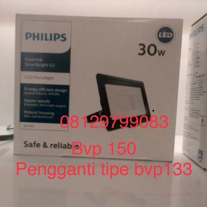 Lampu Led Philips Sorot 30W 30 Watt Led Floodlight Philips Bvp 133 30W