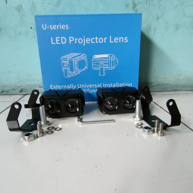 Lampu Tembak Sorot Led Laser Gun Mt27 D2 Mt 27 Motor Mobil Kuningputih