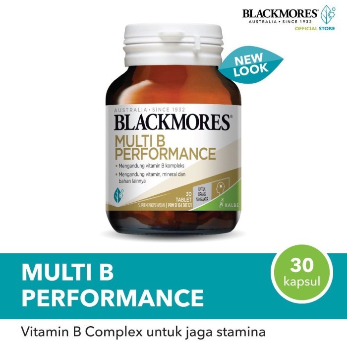 Ready stok Terjangkau Blackmores Multi B Performance - Vitamin Vit B6 B12 B
