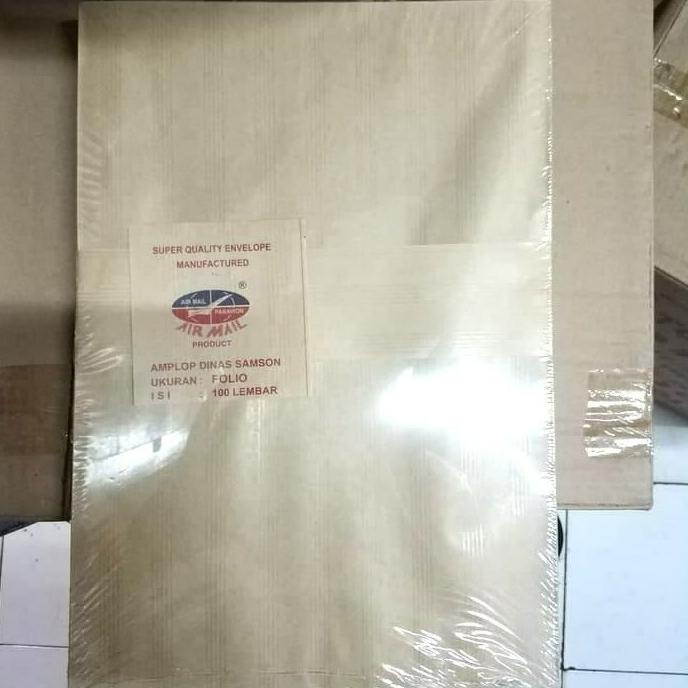 

Amplop Coklat Samson Folio AIRMAIL / PAK 100 lembar