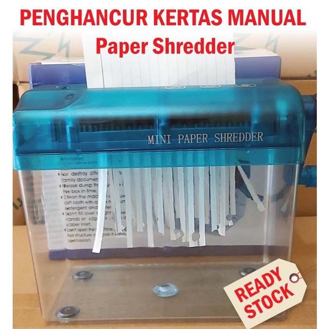 

PENGHANCUR KERTAS MANUAL Paper Shredder