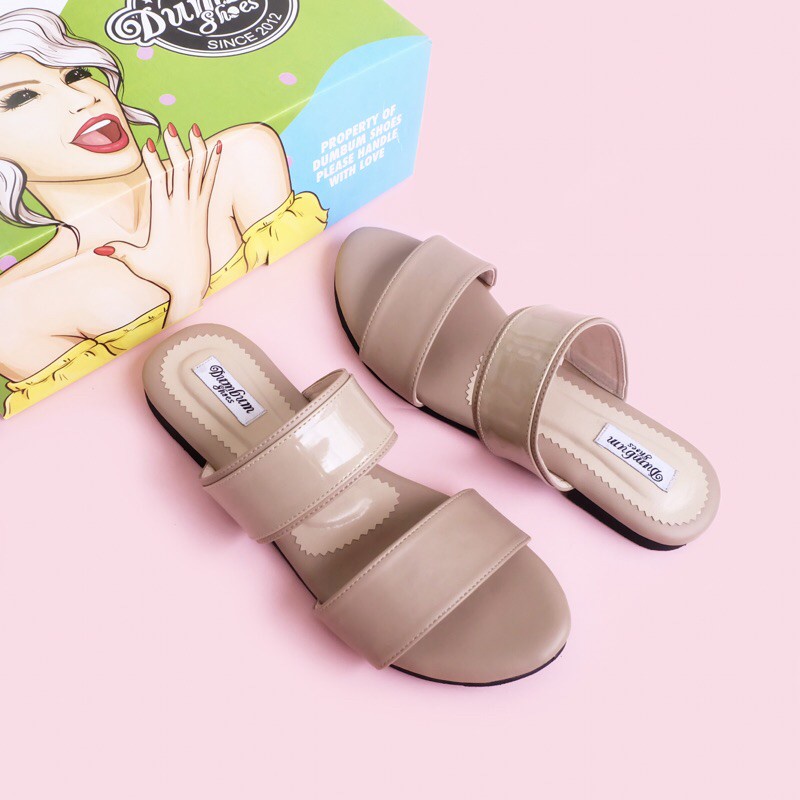 Sandal Teplek Dumbumshoes Everly Big Size 41 42 43 44 Jumbo Wanita