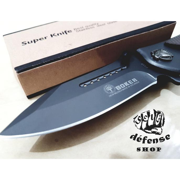 Pisau Lipat Survival/Boker Made In Solingen German -Self Defense Shop-