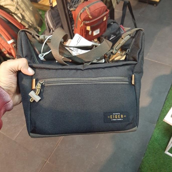 Tas Selempang Kamera Eiger X Portege Camera Pouch Black Original Murah