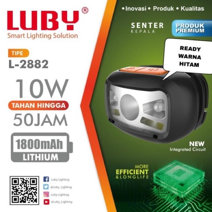 [Terlaris] Senter Kepala Luby 2882 / L2882 / L-2882 / Senter Kepala