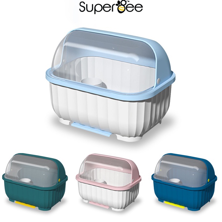 LKJ-74 Superbee C29 Rak Piring Plastik Rak Piring Plastik Tertutup Rak Piring Tertutup Tempat Alat M