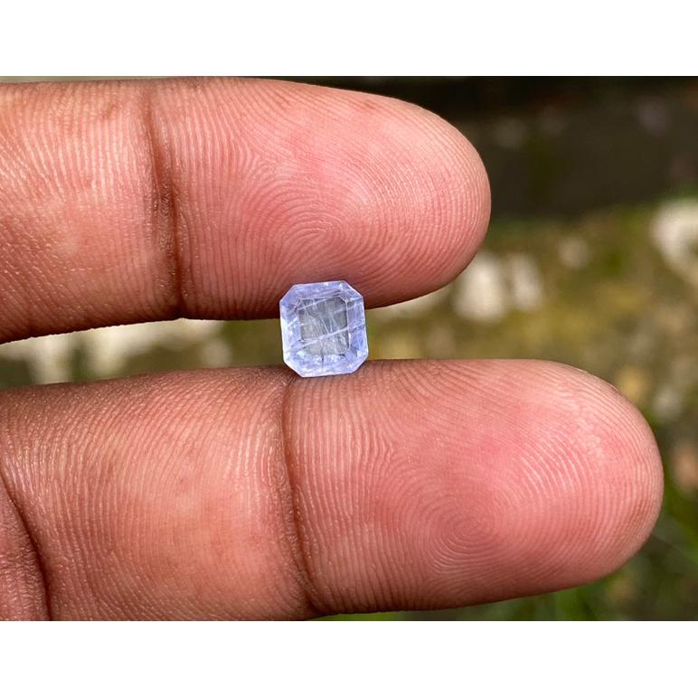 UDI557 Asli blue sapphire ceylon srilanka natural blue safir ceylon sri lanka dim 7x6x3 +