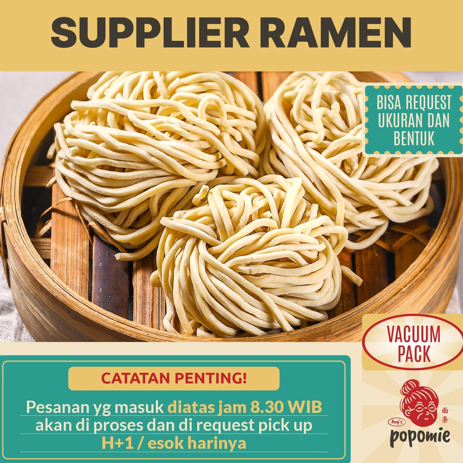 

Harga Termurah Ramen mentah Vacuum Pack Mie Ramen Basah Harga Murah