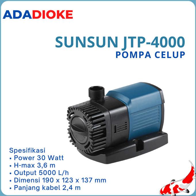 ~~~] SUNSUN JTP 4000/5000/6000/7000/8000/9000 PRO POMPA CELUP KOLAM IKAN