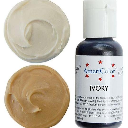 

favorit] Americolor Softgel Paste - Ivory pewarna gading