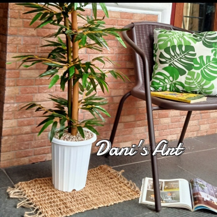 [Plastik] Pohon Bambu Palsu/Bambu Artificial/ Pagar Bambu/ Bambu Hias/Bambu [Mini]