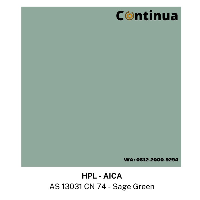 HPL AICA AS 13031 CN 74 SAGE GREEN