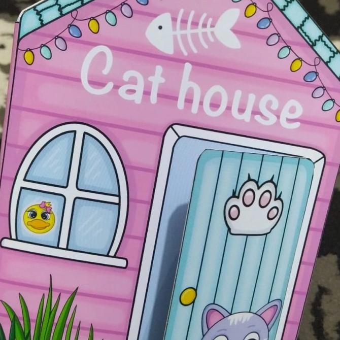 =====] CAT HOUSE paper doll mainan edukasi anak