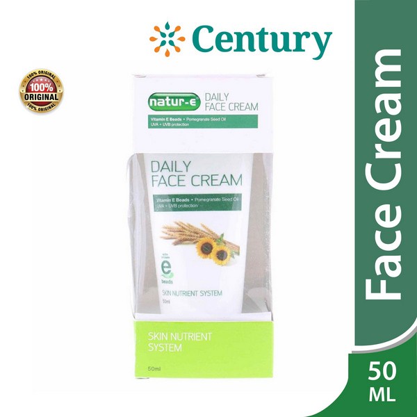 Natur-e Daily Face Cream 50ml / Face Cream / Krim Wajah / Pelembab vitamin E