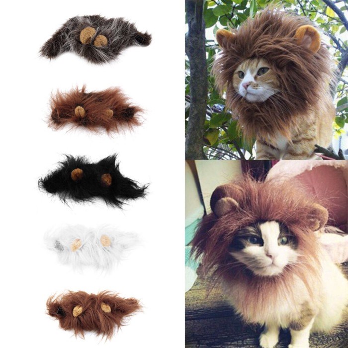 Terlaris Kitty Wig Kucing Singa / Kostum Kucing