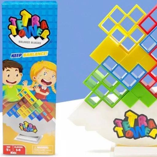 {{{{{{] Mainan Balok Keseimbangan TETRA TOWER Block Balancing Family Game