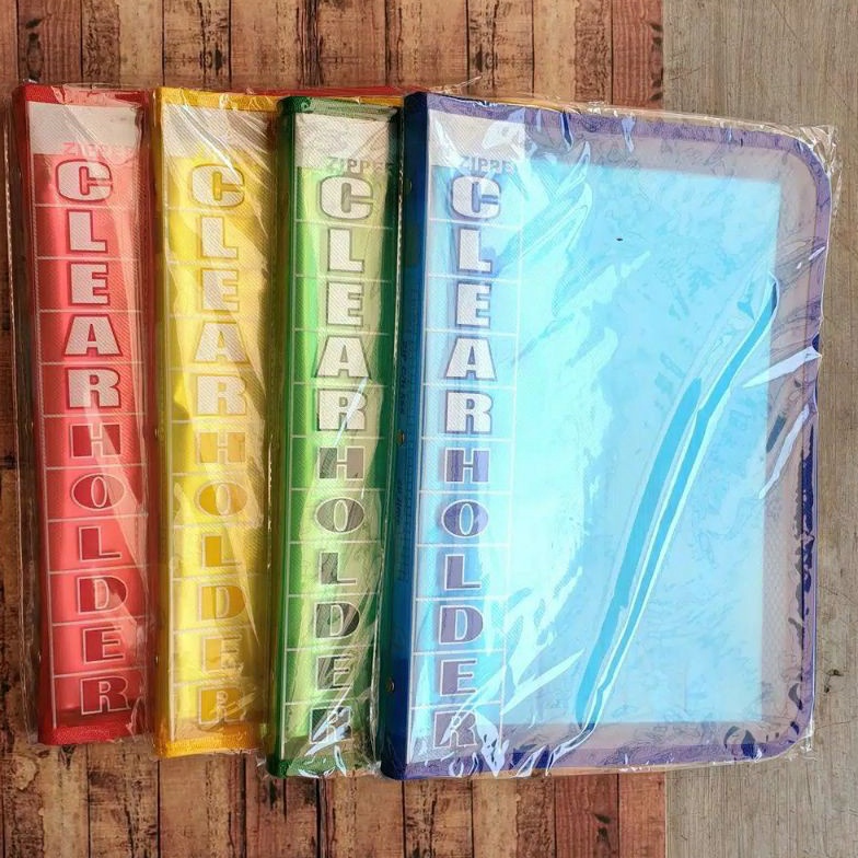 

Buruan Beli.. Clear Holder Zipper Isi 20 - 40 - 60 Lembar Plastik TOPLA / Map Plastik Resleting Folio 76
