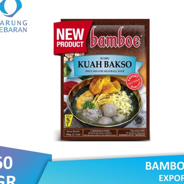 

☇✯✱ Bamboe Bumbu Kuah Bakso 60gr Ready