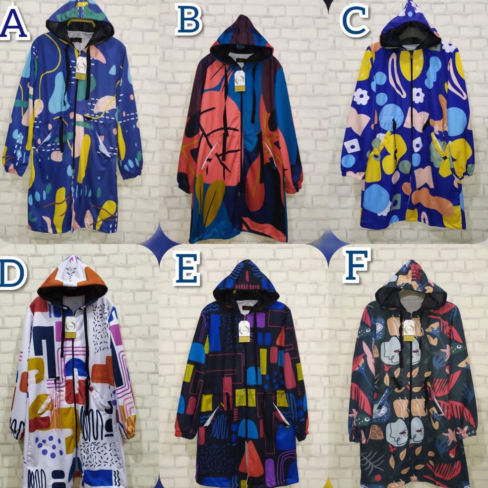 9AHOS JAKET TUNIK PRINTING / JAKET TUNIK BAHAN LOTTO 81