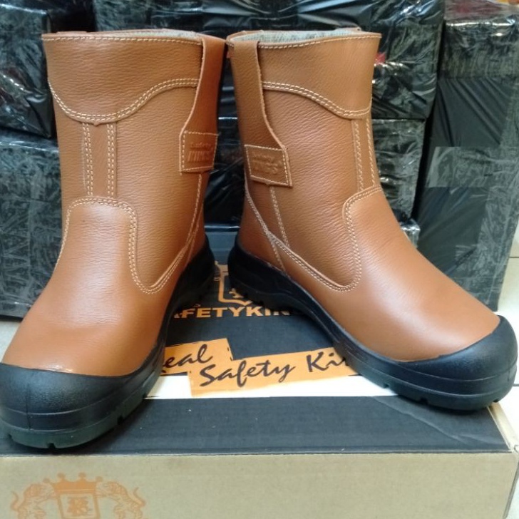 ATD465 Sepatu Safety Kings SK KWD 805 CX Original / Sepatu Kerja Safety 205 CX  By Honeywell Boots Pria Kulit Asli **