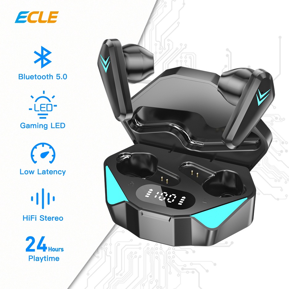 Terlaris ECLE X15 TWS Headset Bluetooth Ultra HD Audio Mini Earbuds HiFi Stereo WaterProof