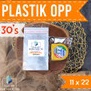 Ready PLASTIK OPP LEM 11 x 22 cm 30s Micron PLASTIK OPP TEBAL isi 100 PCS / PLASTIK BENING LEM KEMAS