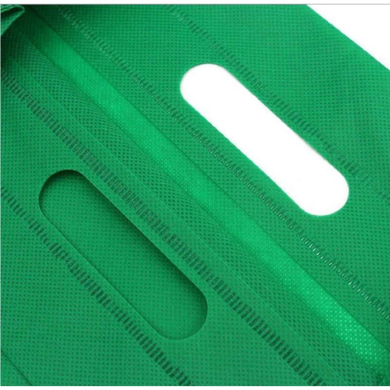 

1 Kodian Isi 20Pcs Tas Kain Spunbond Goodie Bag Oval Polos Ukuran 30X40 Kantong Belanja Lipat